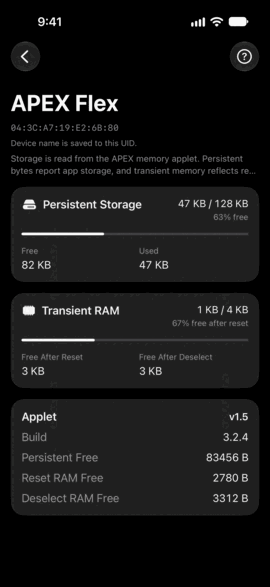 iOS版Apex Managerの画面 6
